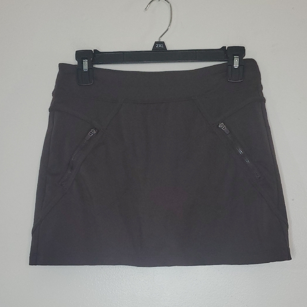 Athleta Mini Skort Size Extra Small Petite Zip Pockets Pickleball Tennis Vaca